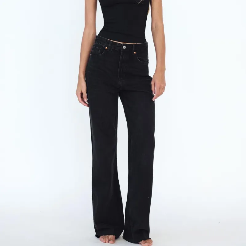 ZARA Trf Jeans Women's Black-2