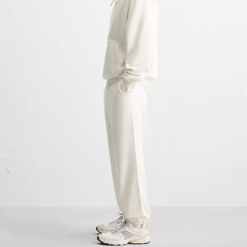 ZARA Casual Pants Men's Frosted White-3