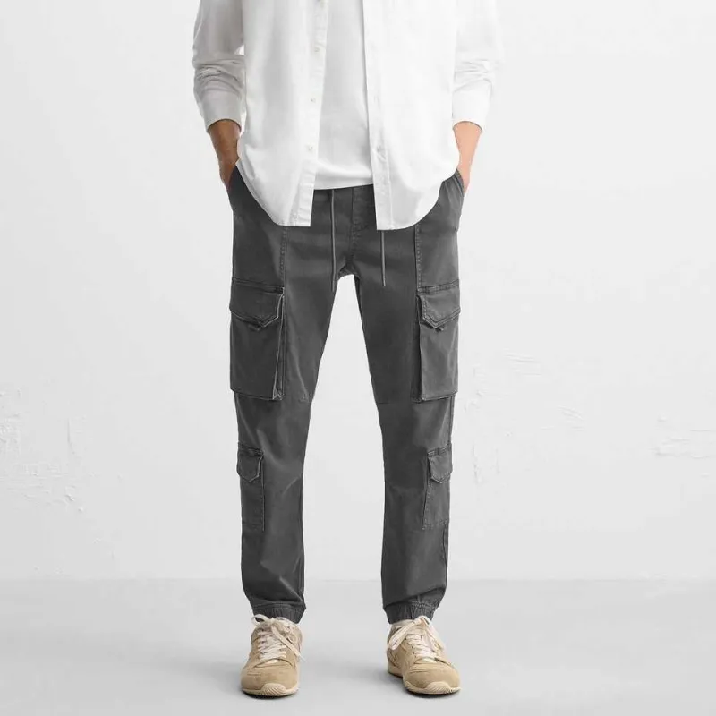 ZARA Cargo Pants Men's Dark Gray-2