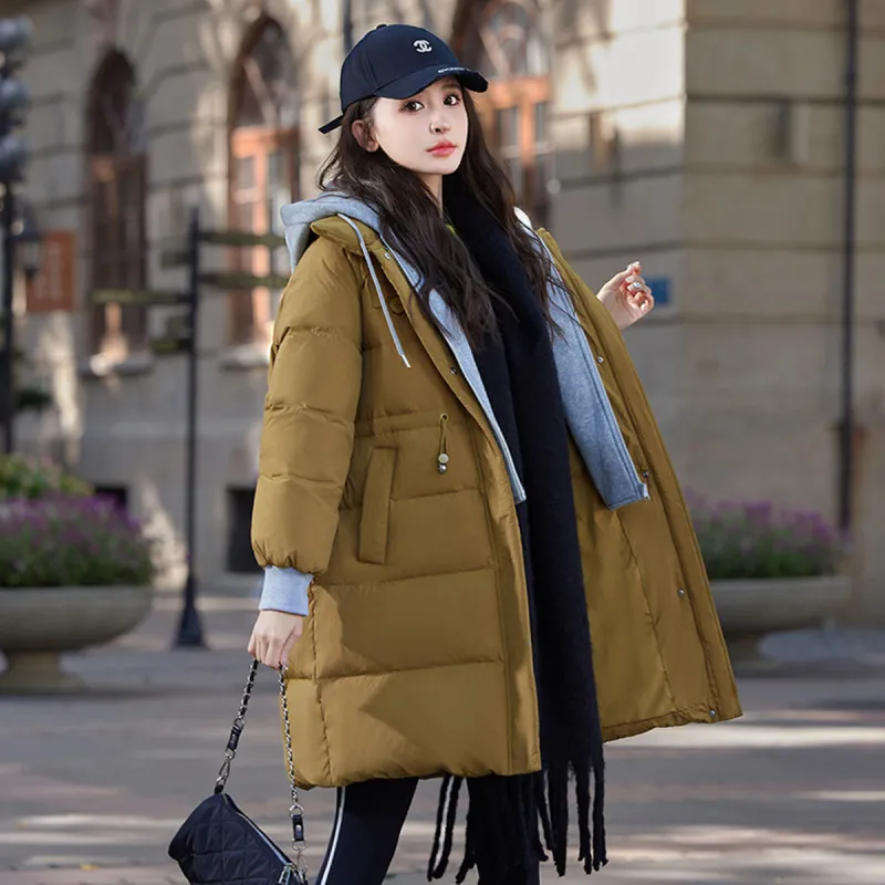 YAYA Down Jacket Women's Mustard Yellow-1