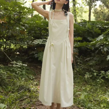SUPERSCAPE Sleeveless Dress Women's White