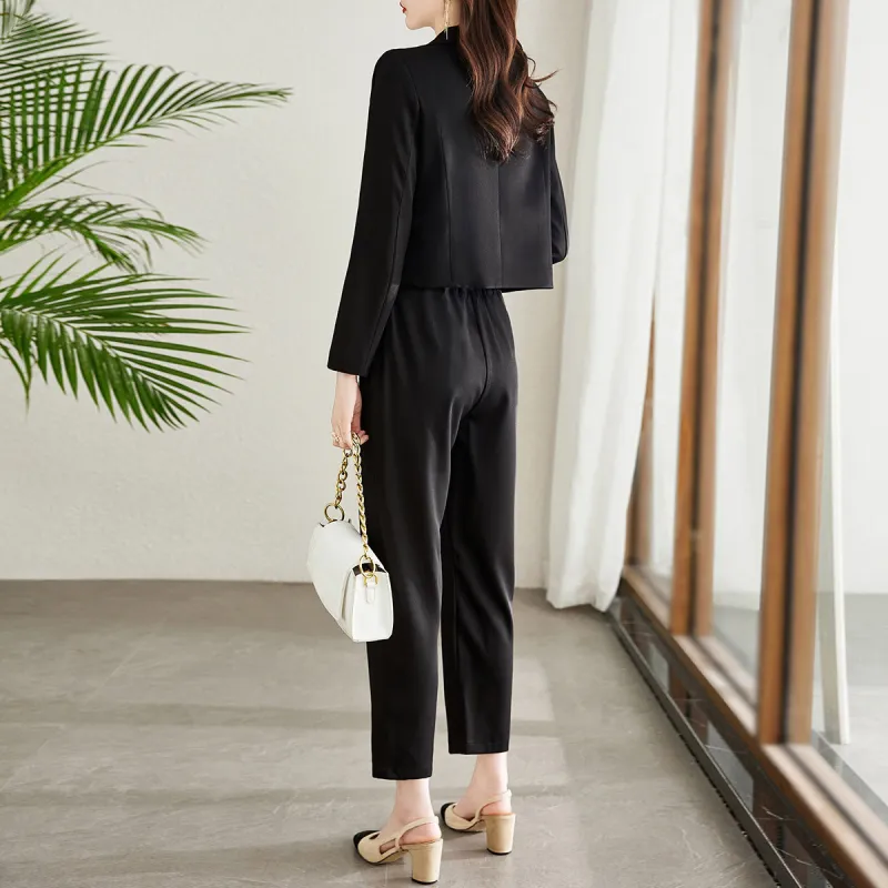 TERRE BLEUE Business Suits Women's Black-4