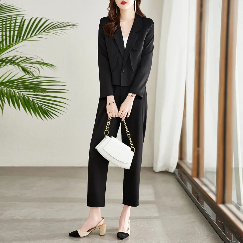 TERRE BLEUE Business Suits Women's Black-1