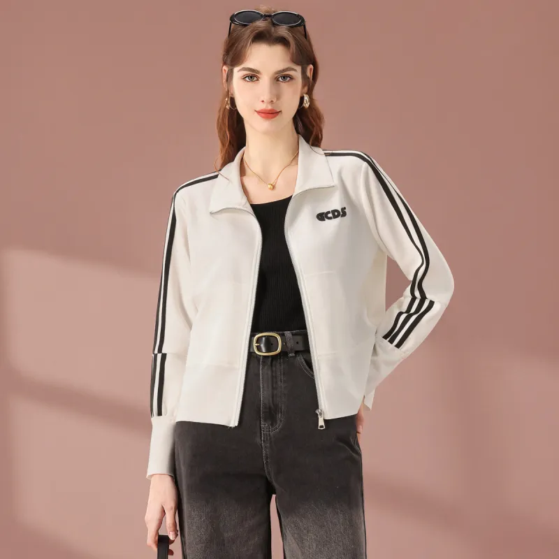 FENHONGMALI Sweatshirt Women's White-0