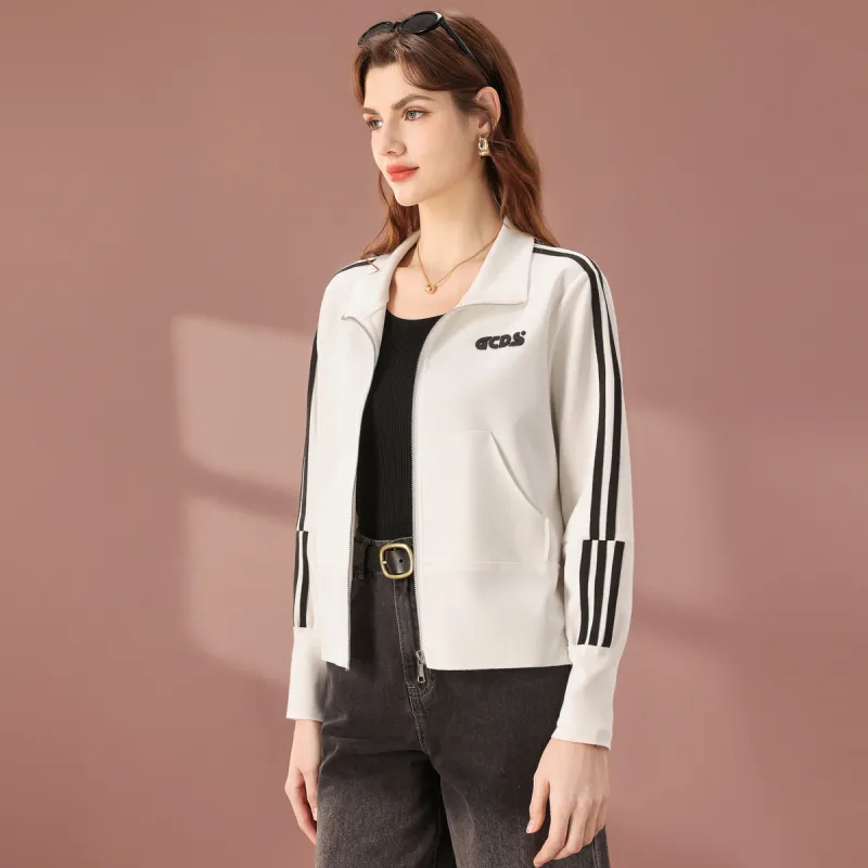 FENHONGMALI Sweatshirt Women's White-2