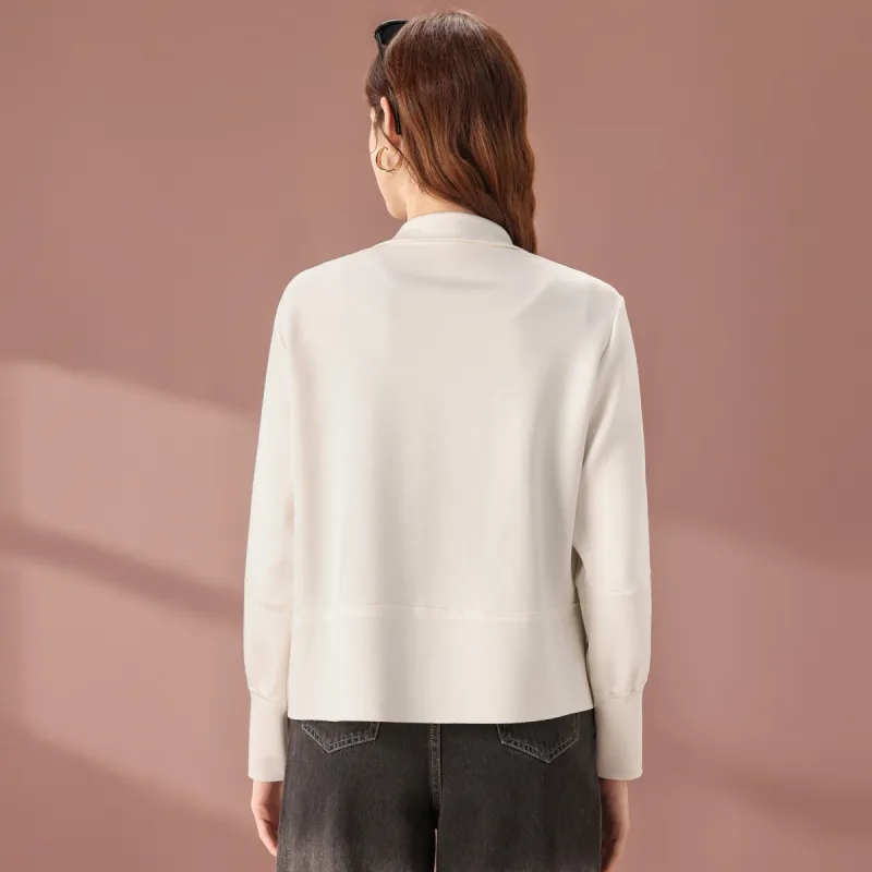 FENHONGMALI Sweatshirt Women's White-1