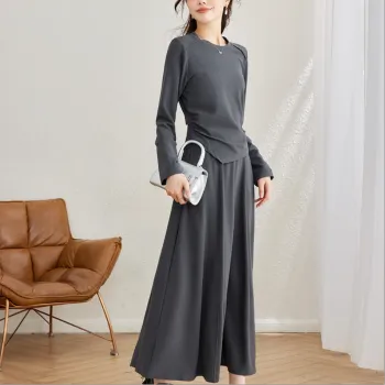 TERRE BLEUE Skirt Set Women's Gray