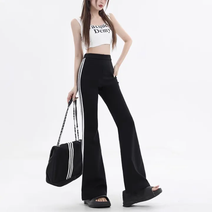 YINLEI Casual Pants Women's Black-1