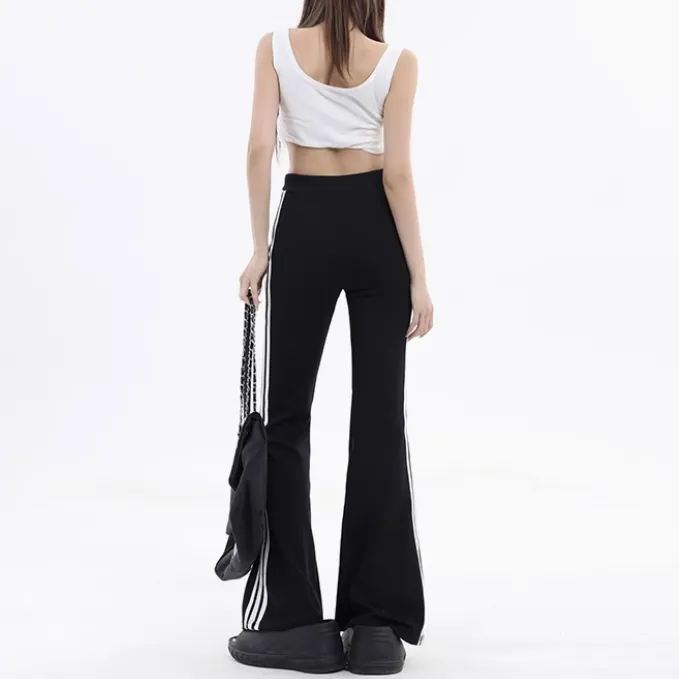 YINLEI Casual Pants Women's Black-3