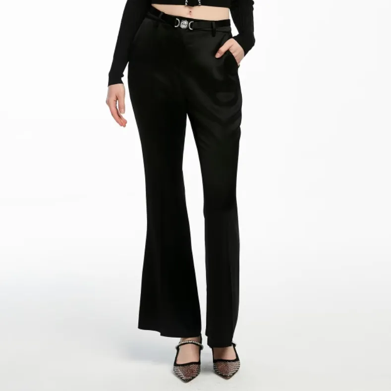 Bebe SS24 Casual Pants Women's Black-1