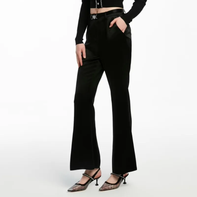 Bebe SS24 Casual Pants Women's Black-2