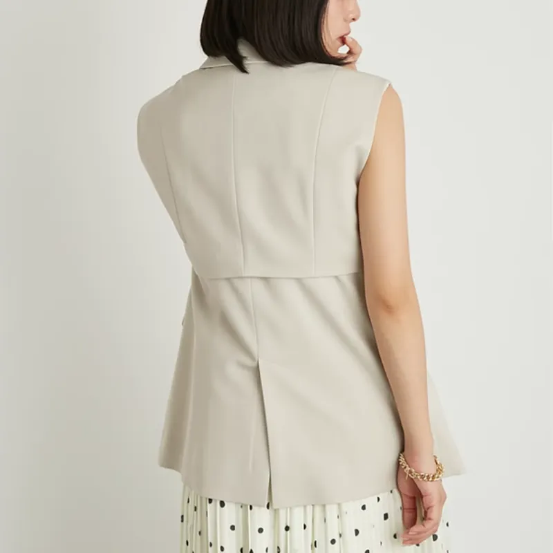 Lily Brown Vests Women's-2