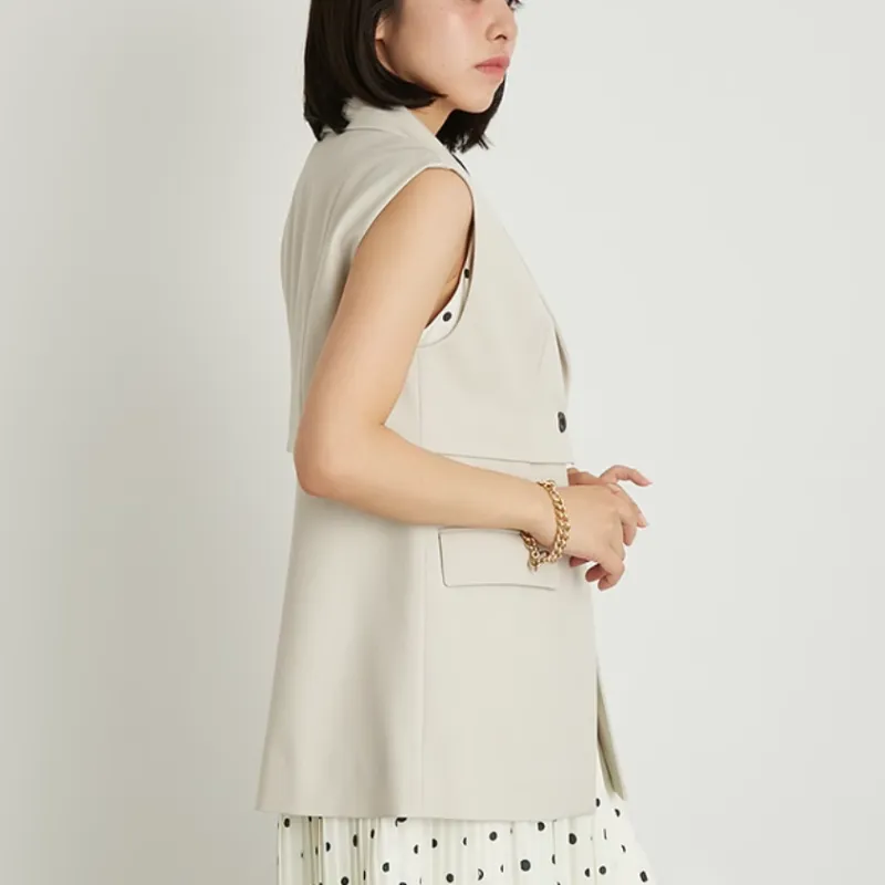 Lily Brown Vests Women's-3