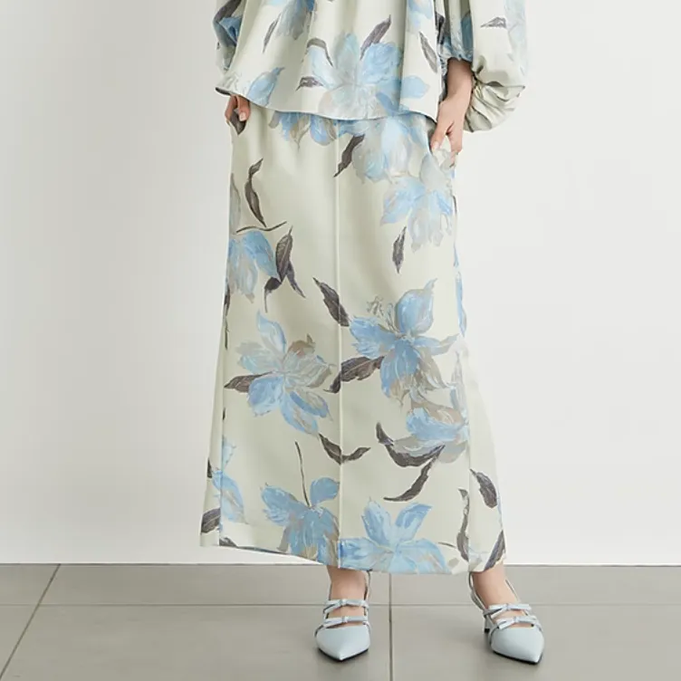 Lily Brown Casual Long Skirts Women's-2