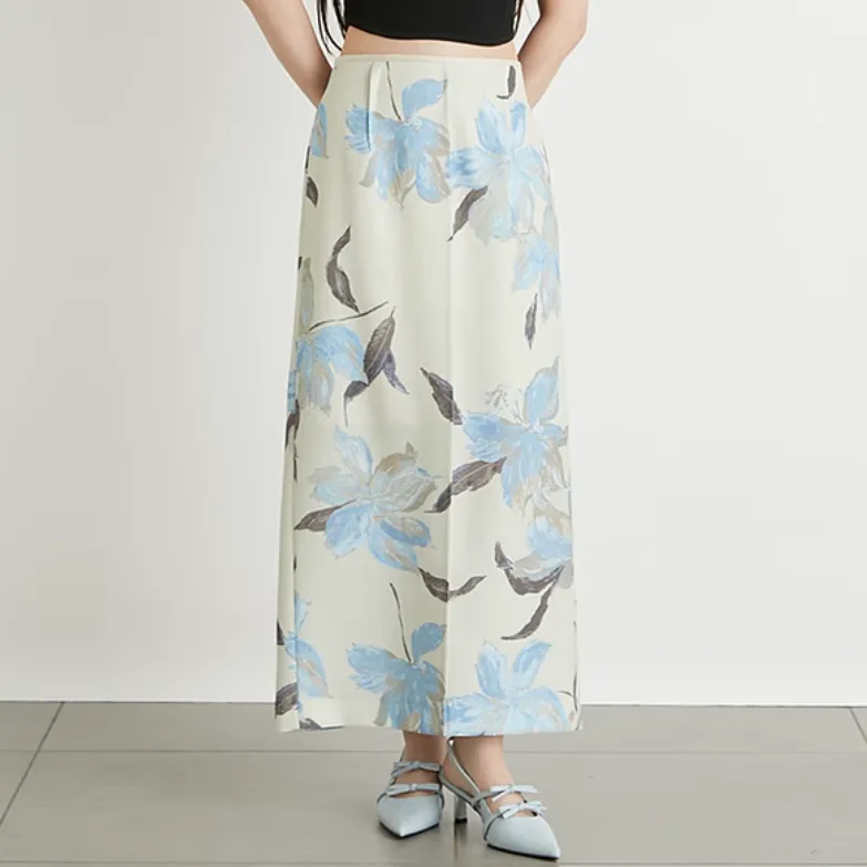 Lily Brown Casual Long Skirts Women's-3