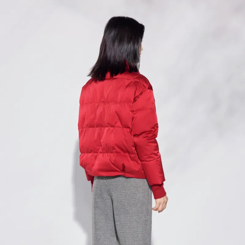 BBLLUUEE Down Jacket Women's Gemstone Red-5