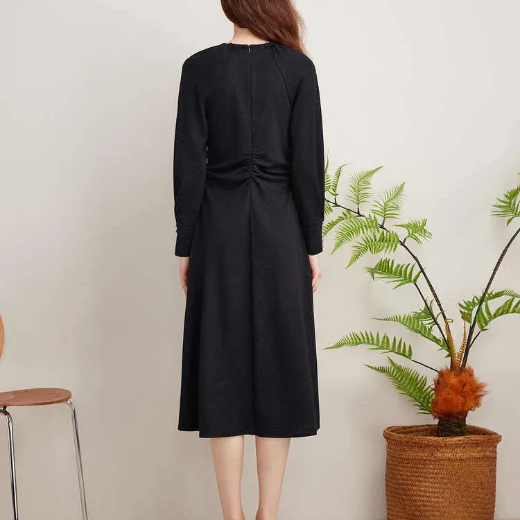 Goodland Long Sleeved Dresses Women's Black-2