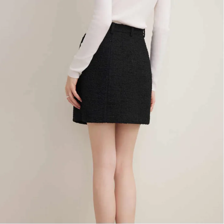 Goodland Casual Short Skirts Women's Black-2