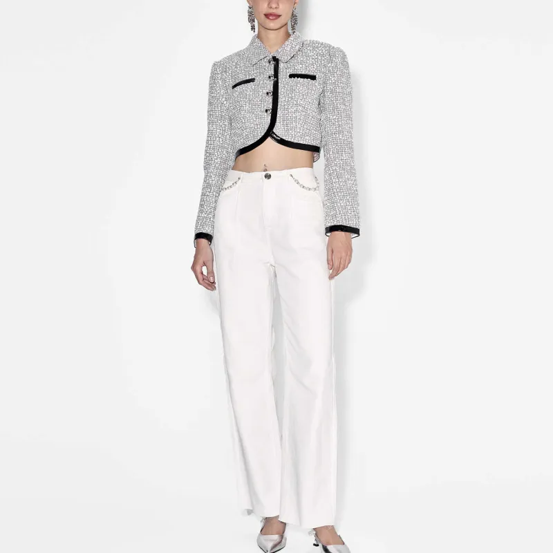 Bebe FW23 Jacket Women's Light Gray-1