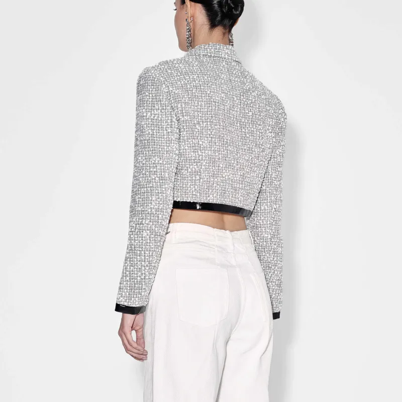 Bebe FW23 Jacket Women's Light Gray-2