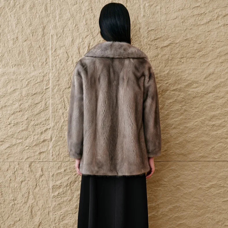 INSUN Coats Women's Silver Gray-2
