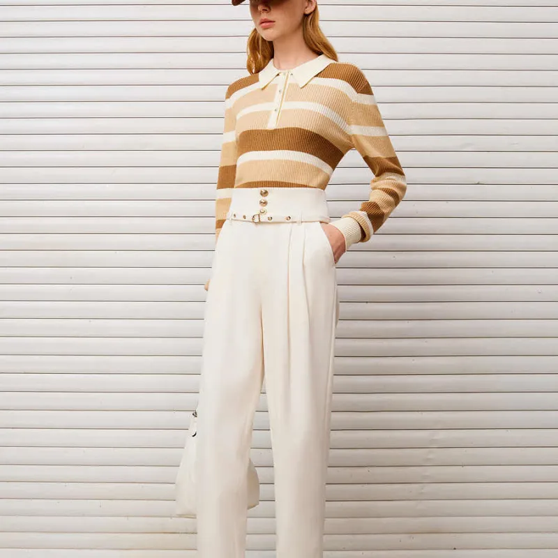 DKNY FW24 Sweater Women's Medium Coffee-4