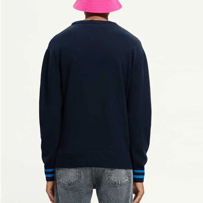 Scotch&Soda Knitwear Men's Navy Blue-3