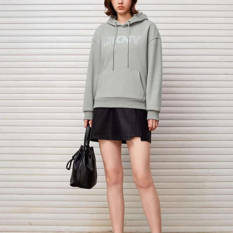 DKNY FW24 Sweatshirt Women's Gray-2