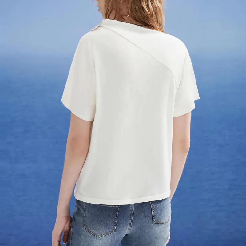 DKNY Regular T Shirt Women's White-3
