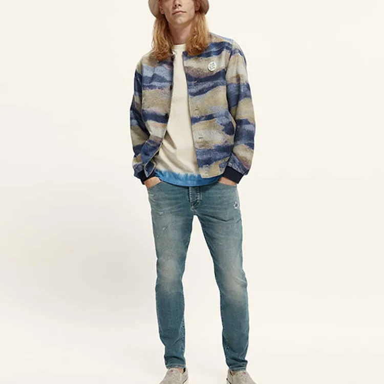Scotch&Soda Jacket Men's Misty Landscape Blue-2