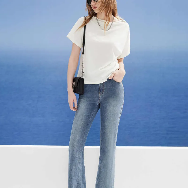 DKNY Regular T Shirt Women's White-1