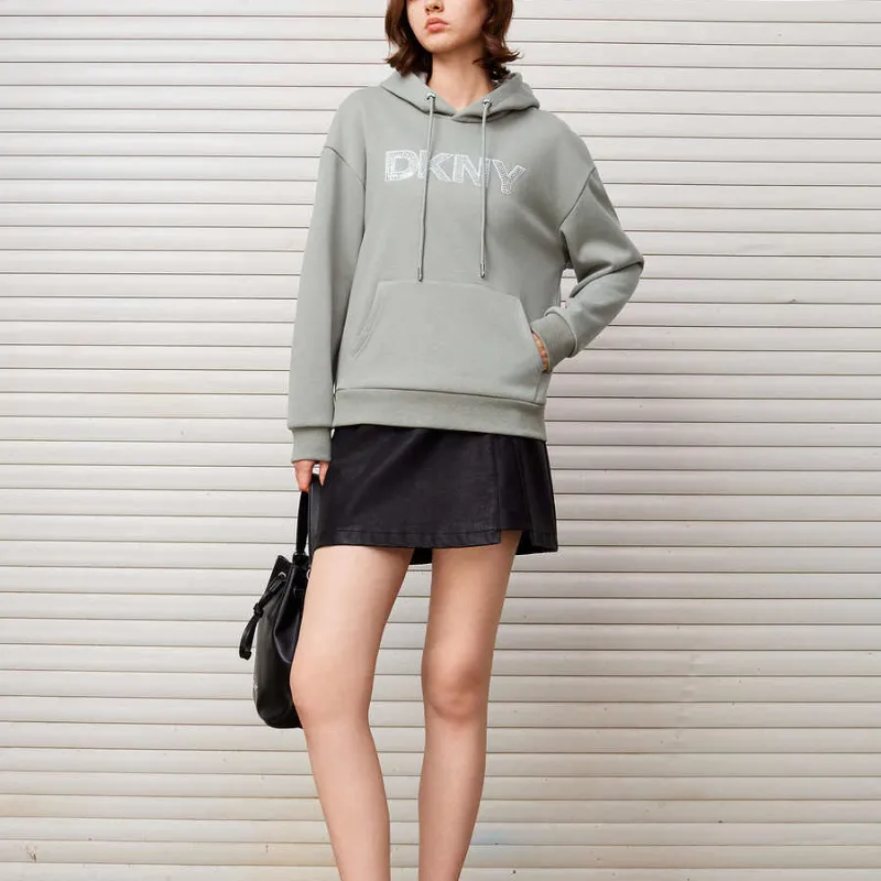 DKNY FW24 Sweatshirt Women's Gray-1