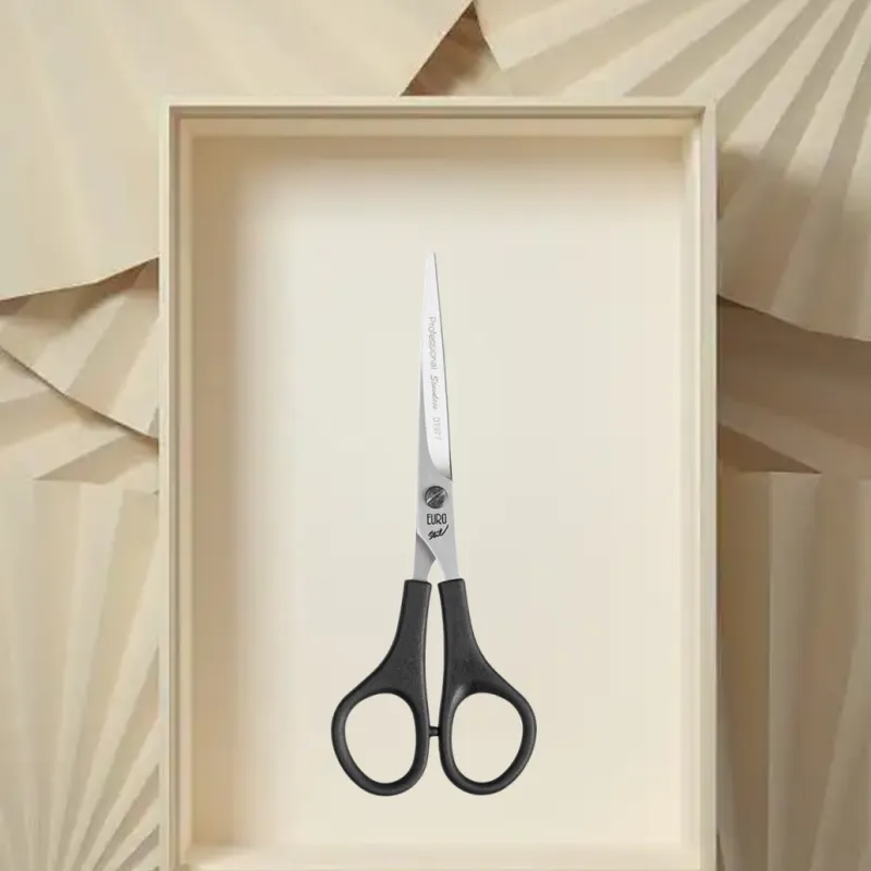 EUROSTIL Toothed Plastic Controller Haircut Scissors Thinning 1 Pack-2