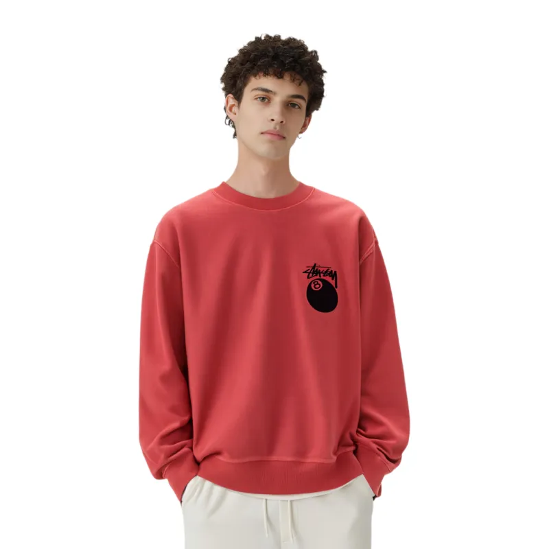 Stussy 8 Ball Pigment Dyed Crew - POIZON Stussy 8 Ball Pigment Dyed Crew - POIZON
