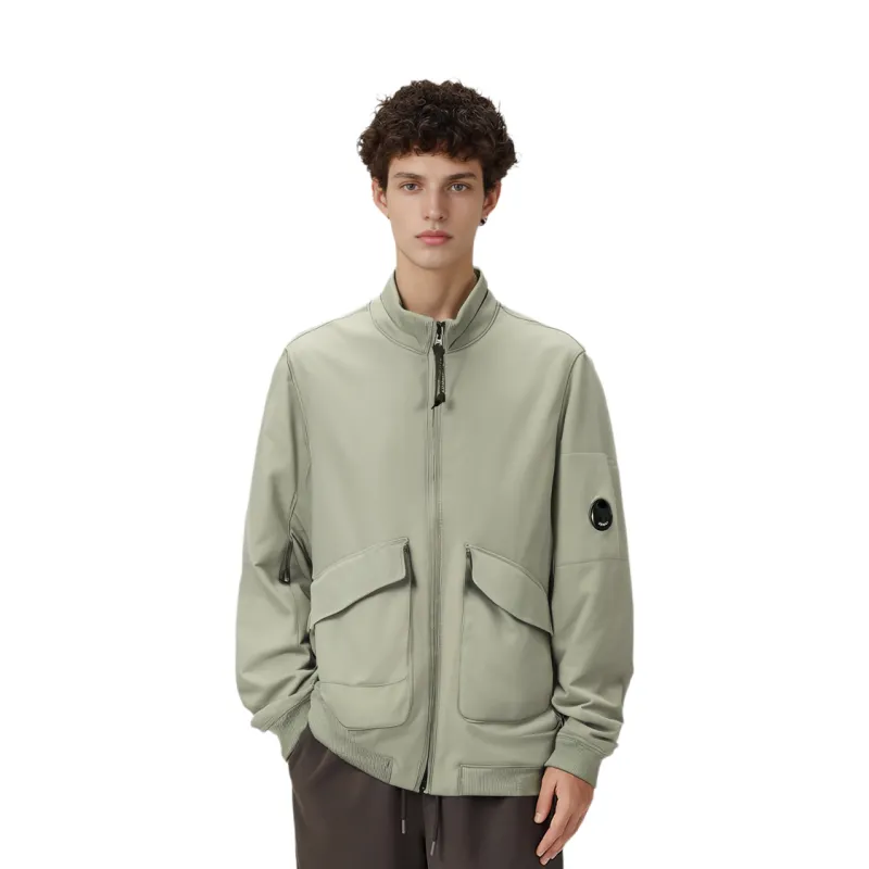 C.P.Company Lens detail Zip up Bomber Jacket-3