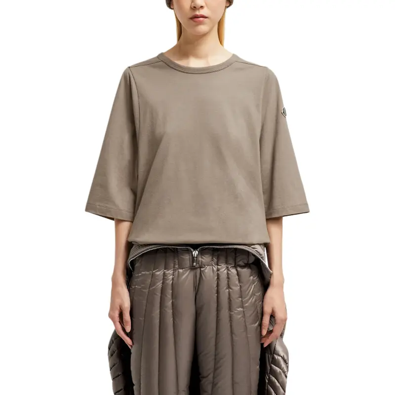 Moncler X Rick Owens Knitted Crewneck Short Sleeve Tee-2