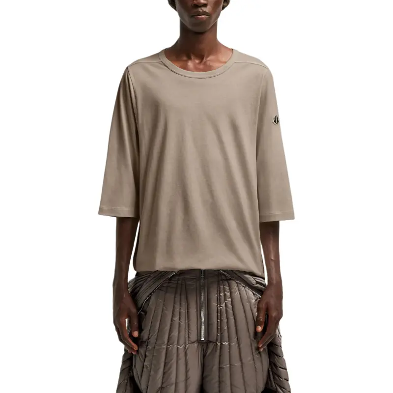 Moncler X Rick Owens Knitted Crewneck Short Sleeve Tee-1