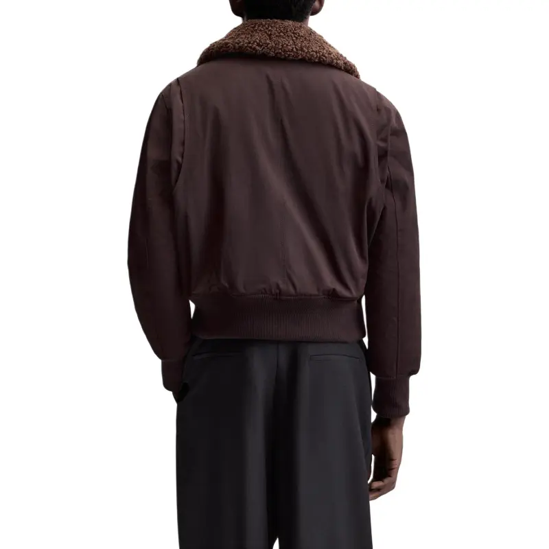 ZARA Puffer Jacket Men's Dark Brown-3