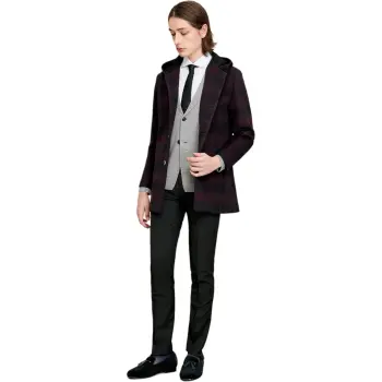 JODOLL Coats Men Burgundy