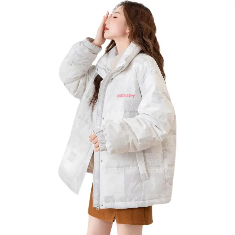Tonlion Puffer Jacket Women's Gray Tone-1