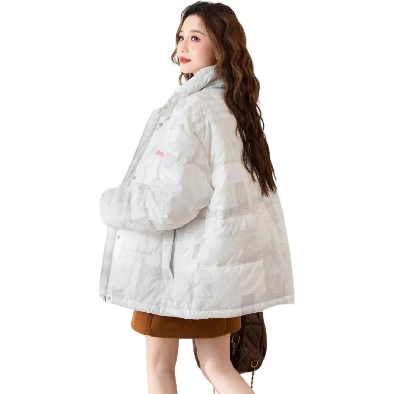 Tonlion Puffer Jacket Women's Gray Tone-2