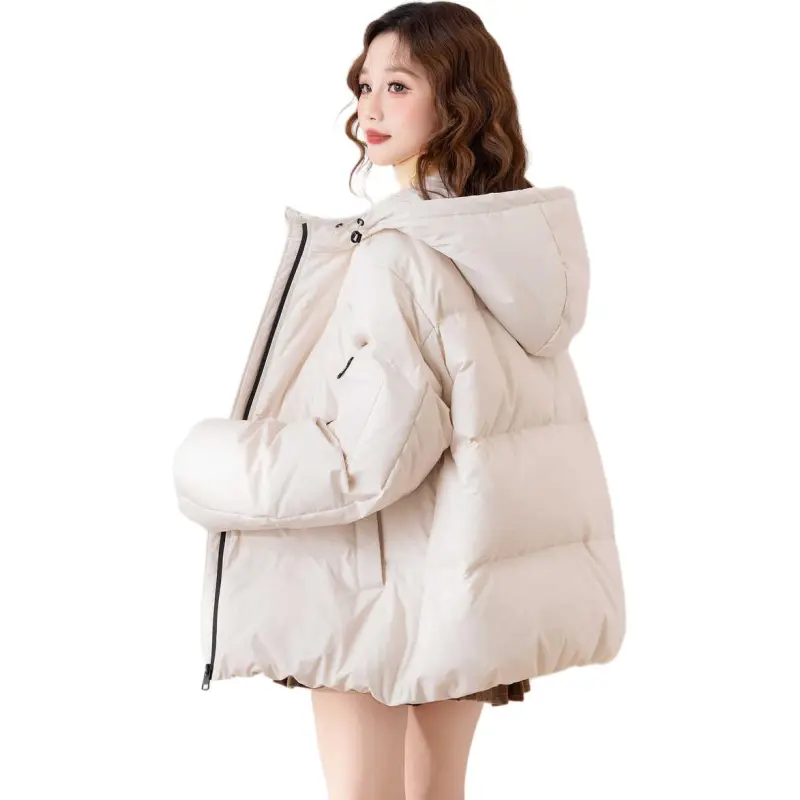 Tonlion Down Jacket Women's Greek White-3