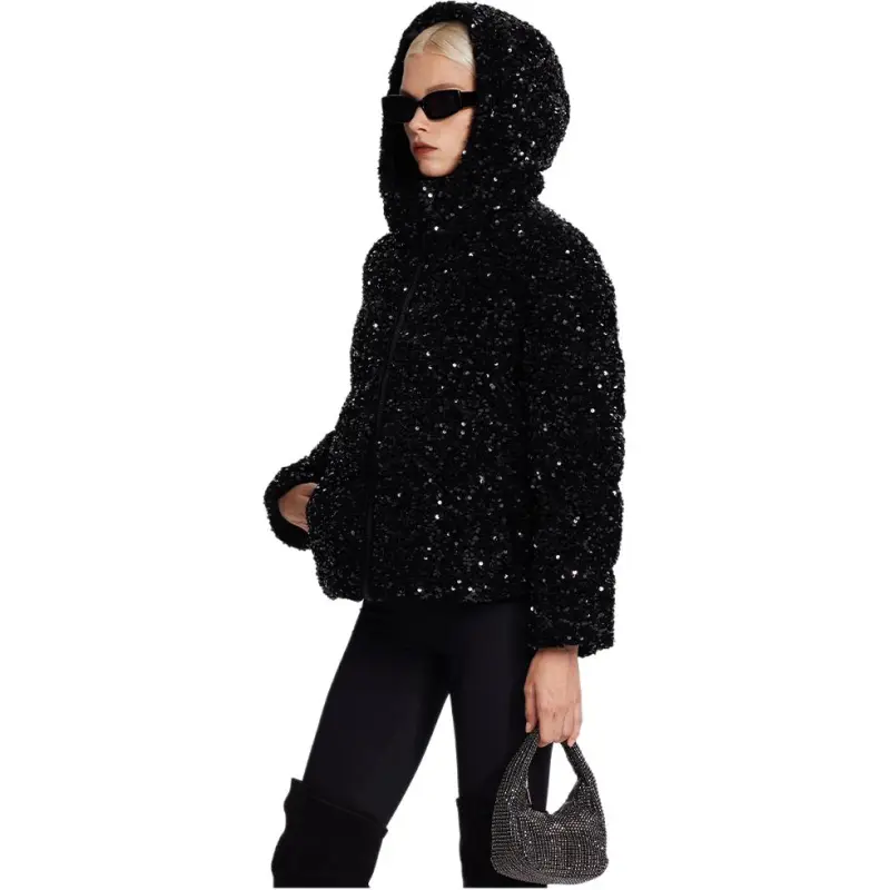 MEFUR Down Jacket Women's Black-3