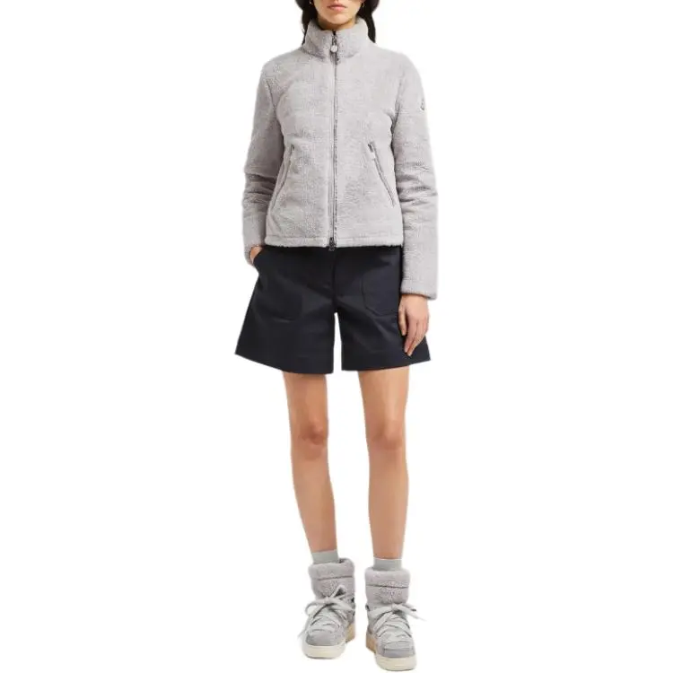 Moncler Down Jacket Women's Gray-2