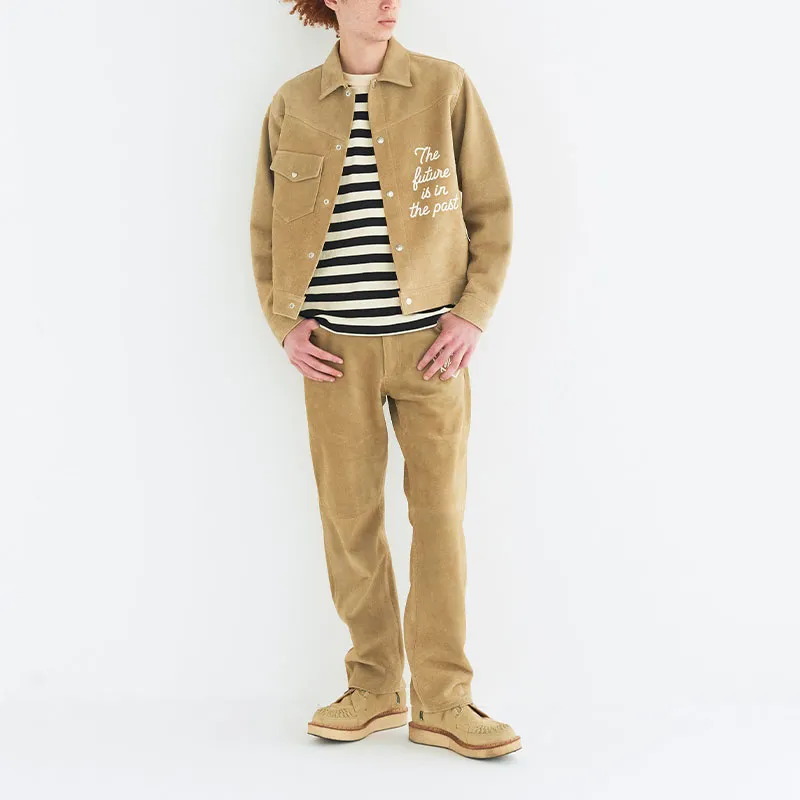 HUMAN MADE Suede Leather Jacket-2