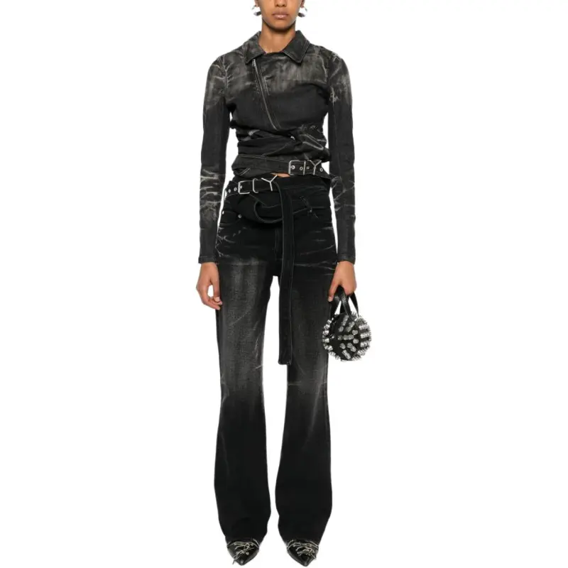 Y/Project Wrap Fitted Denim Jacket-1