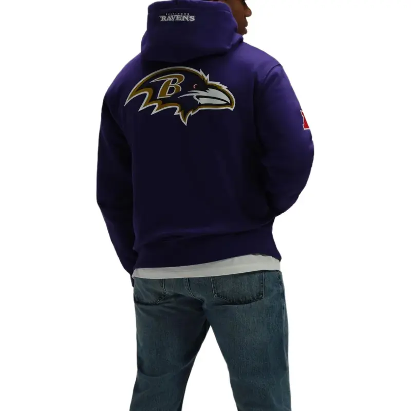 Ovo X NFL Baltimore Ravens Icon Team Hoodie-3