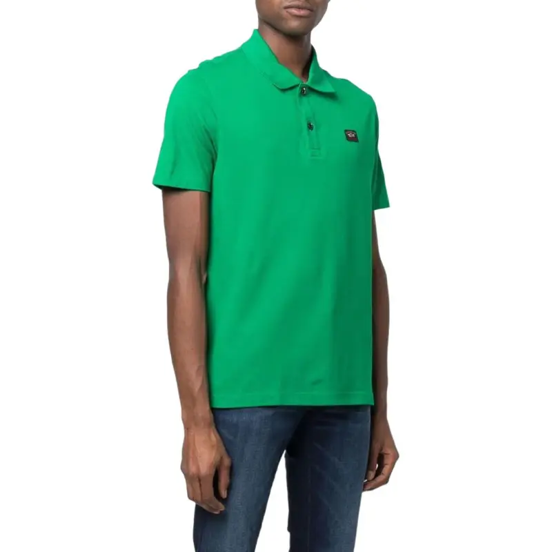 Paul & Shark Polo Shirts Men Green-1