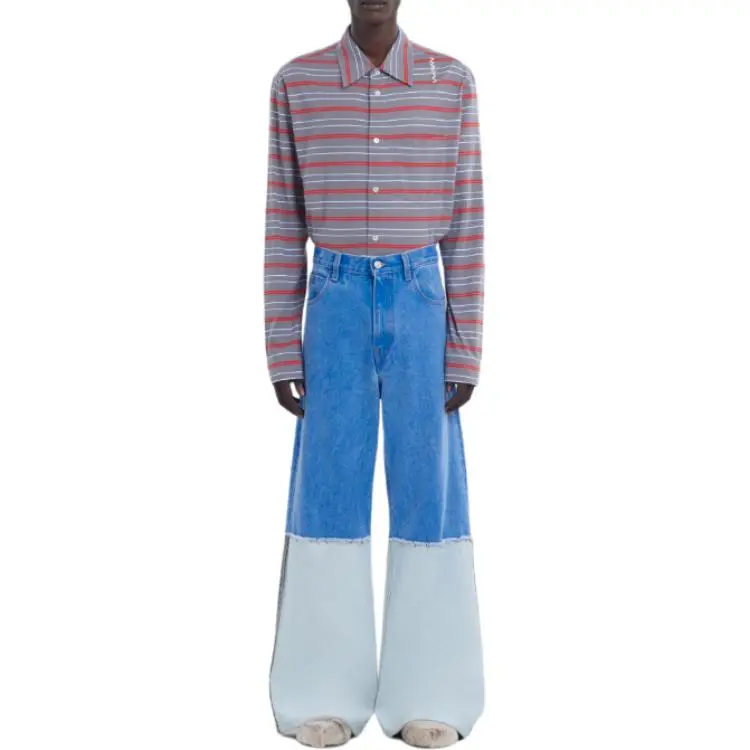 MARNI Contrast Denim Trousers-3