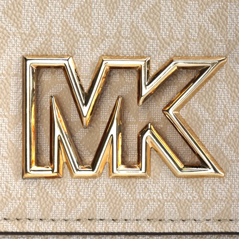 MICHAEL KORS Artificial Leather Shoulder Bag, Crossbody Bag Medium Size Women's Ecru-4